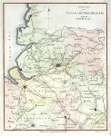 Lancashire & Cheshire, Canals, Rivers & Roads, 1795