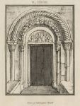 Gloucestershire, Door of Siddington Church, 1803
