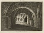 Gloucester Cathedral, Crypt, 1803