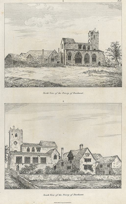 Gloucestershire, Deerhurst Priory, 1803