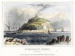 Cornwall, St.Michael's Mount, 1848
