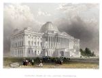 USA, Washington DC, The Capitol, 1840