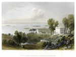 USA, Brooklyn, view from Gowanus Heights, 1840