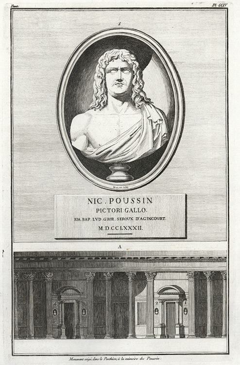 Nicolas Poussin bust, 1823