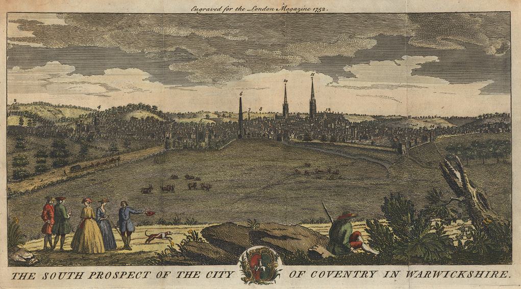 Coventry view, 1752