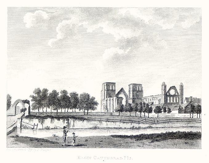 Scotland, Elgin Cathedral, 1791