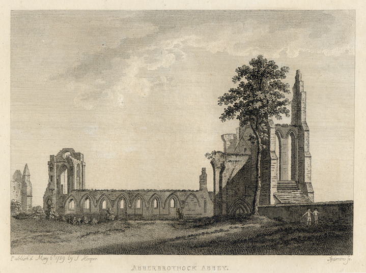 Scotland, Aberbrothock Abbey, 1791