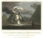 Egypt, Pyramids and Sphinx, 1807