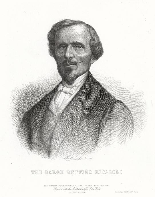 Baron Bettino Ricasoli, 1862