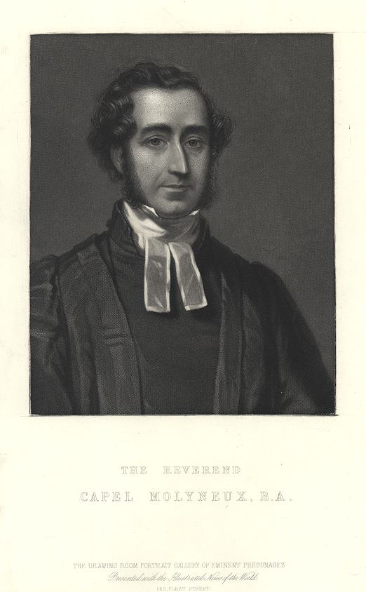 Rev. Capel Molyneaux, 1862
