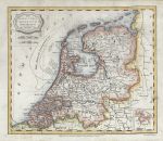 Netherlands map, 1807