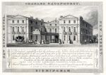 Birmingham, Charles Radenhurst, Hotel and Coffee House, Trade Card, 1836