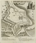 Berkshire, Donnington Castle plan, 1786