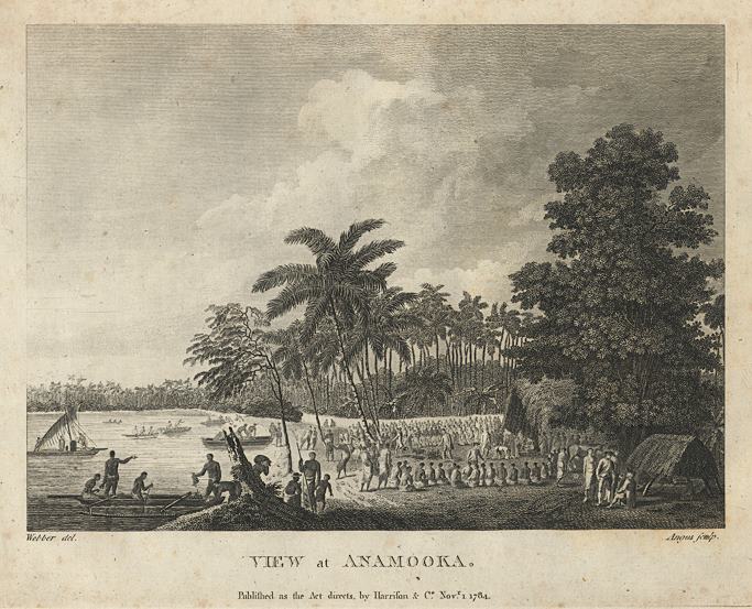 Anamooka view (with Captain Cook's party), 1793