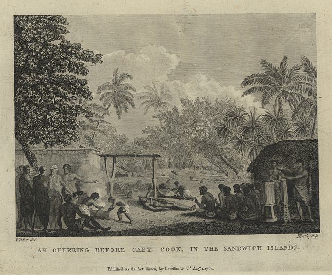 Tahiti, Human Sacrifice before Captian Cook, 1793