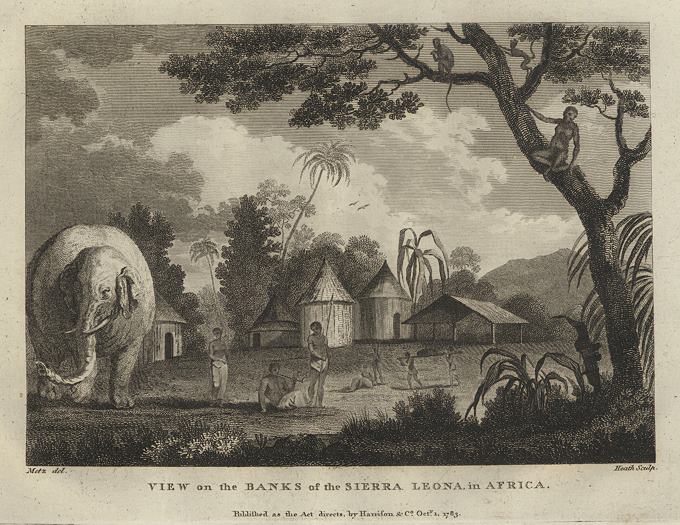 Africa, view in Sierra Leone, 1793