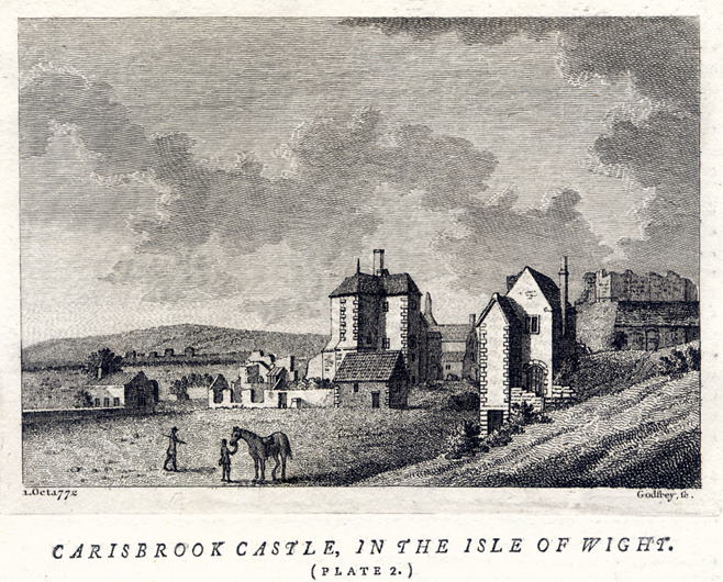 Isle of Wight, Carisbrooke Castle, 1786
