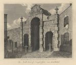 Bristol, Temple Gate (demolished 1808), 1825