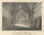 Bristol, Redcliffe Church, the Lady Chapel, 1825