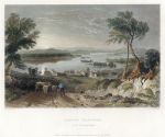 USA, Lake Winnipisseogee, Centre Harbour, 1840