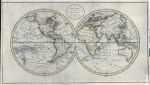 Map of the World in Hemispheres, 1793