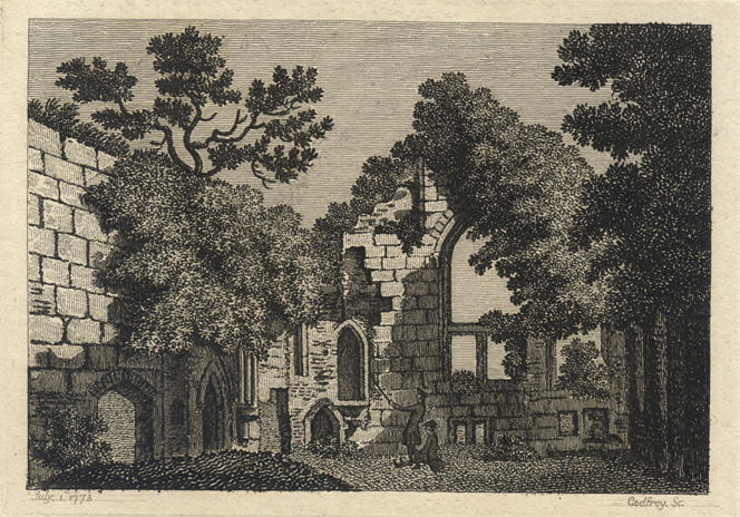Cheshire, Birkehedde Priory, 1786