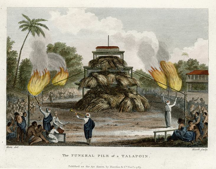 Thailand, Funeral Pile of a Talapoin, 1793