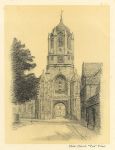 Oxford, Christ Church, 'Tom' Tower, 1920