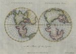North Polar Hemispheres map, 1793