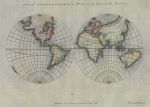Hemispheres, Stereographic map on the Plane of the Meridian, 1793
