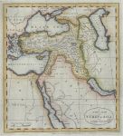 Turkey in Asia (including Middle East, Iraq etc.) map, 1793