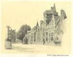 Oxford, Balliol College; Broad Street Front, 1920