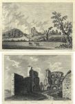 Monmouthshire, Abervagenny Castle (two prints), 1786