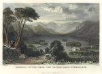 Lake District, Derwent Water from Castle Head, 1832