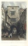 Newcastle Upon Tyne, the Black Gate, 1832