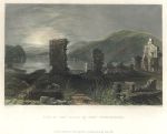 USA, Ruins of Fort Ticonderoga, 1840