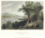 USA, View from Hyde Park (Hudson River), 1840