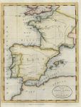 Chart of the English Channel, Bay of Biscay, coasts of Spain & France, 1793