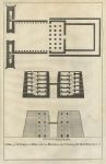 Egypt, Edfu, Plan of Temple & Elevation of Great Gateway, 1743