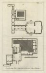 Egypt, Thebes, Plans of two Subterranean Tombs, 1743