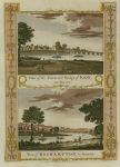 Surrey, Kew town & bridge, & Roehampton view, 1784