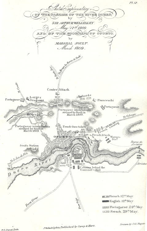 Peninsula War, Passage of the Duero & Storming of Oporto (1809), published 1842