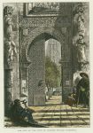 Spain, Seville Cathedral, Gate of the Court of Oranges, 1875