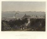 Greece, Rhodes view, 1838