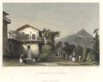 Lebanon, Mr.Barker's Villa at Suadean, 1838