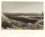 Syria, Damascus view, 1838