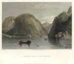 USA (New York), Roger's Slide, Lake George, 1840