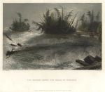 USA, Niagara Falls, Rapids above the Falls, 1840