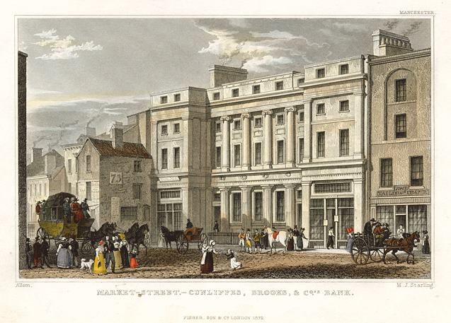 Manchester, Market Street, 1831