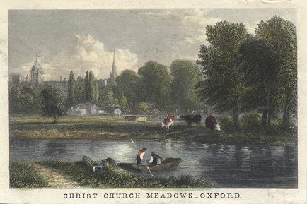 Oxford, Christ Church Meadows, 1845